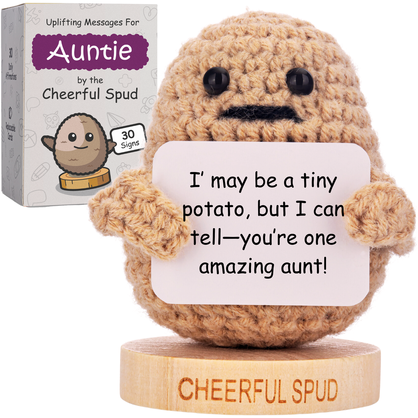 Cheerful Auntie Spud